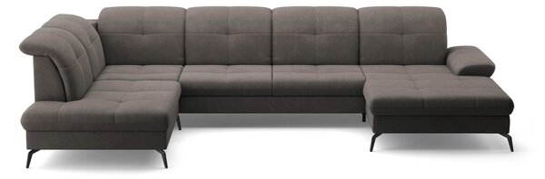 SEDACÍ SOUPRAVA, textil, barvy grafitu Sit & More - Sedací soupravy, Online Only