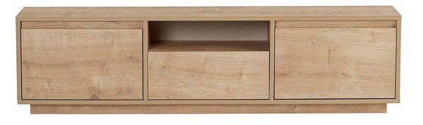 TV stolek v dekoru dubu v přírodní barvě 160x42x30 cm Sentinel – Kalune Design