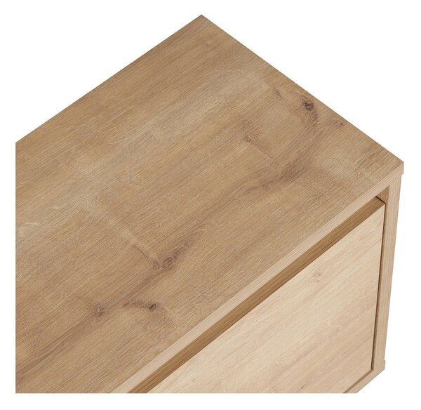 TV stolek v dekoru dubu v přírodní barvě 160x42x30 cm Sentinel – Kalune Design