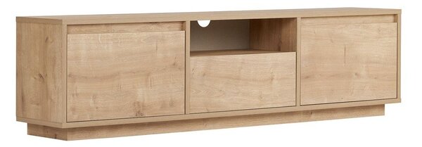 TV stolek v dekoru dubu v přírodní barvě 160x42x30 cm Sentinel – Kalune Design