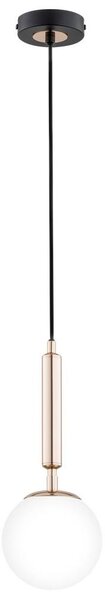 Lustr na lanku VOLDA 1xE14/40W/230V mosaz