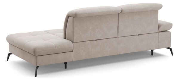 LENOŠKA, textil, šedobéžová Sit & More - Online Only sedačky, Online Only