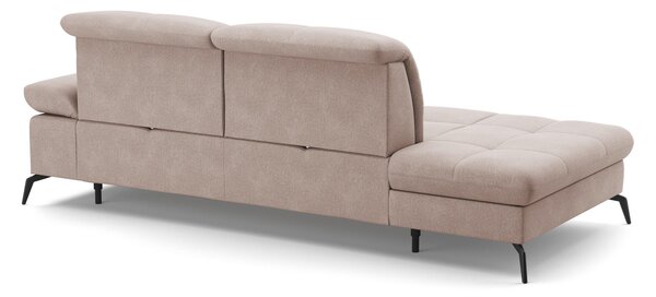 LENOŠKA, textil, šedobéžová Sit & More - Online Only sedačky, Online Only
