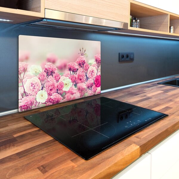Deska na krájení tvrzená Divoké růže pl-ko-80x52-f-84071229
