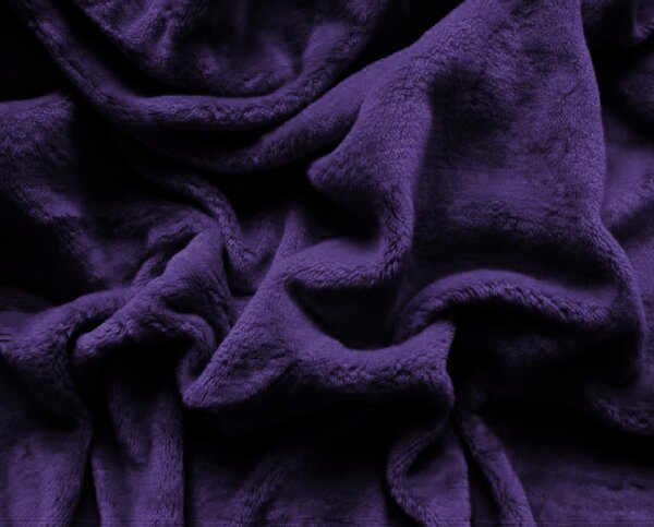 Xpose Prostěradlo mikroplyš tmavě fialová 180x200/25cm