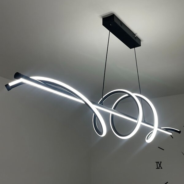 Toolight Závěsné LED osvětlení Modern D24 LHJ023-CP 120 cm černé