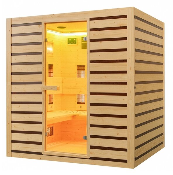 BPS-koupelny Infrasauna Relax HYD-6714 180x150, 3-4 osoby