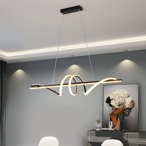 Toolight Závěsné LED osvětlení Modern D24 LHJ023-CP 120 cm černé