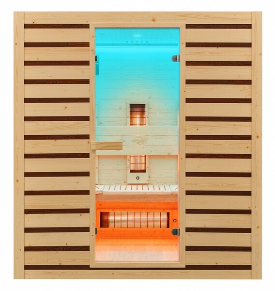 BPS-koupelny Infrasauna Relax HYD-6714 180x150, 3-4 osoby