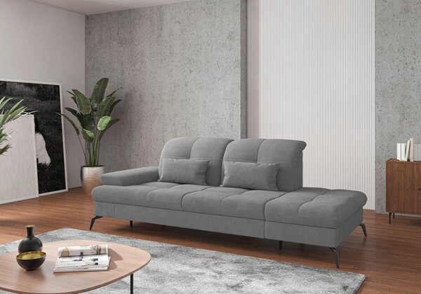 LENOŠKA, textil, šedá Sit & More - Online Only sedačky, Online Only