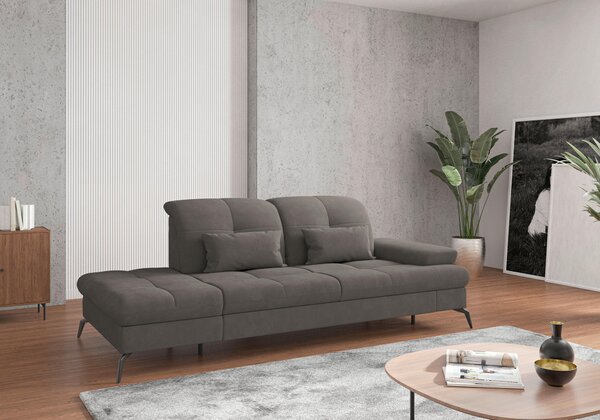 LENOŠKA, textil, barvy grafitu Sit & More - Online Only sedačky, Online Only