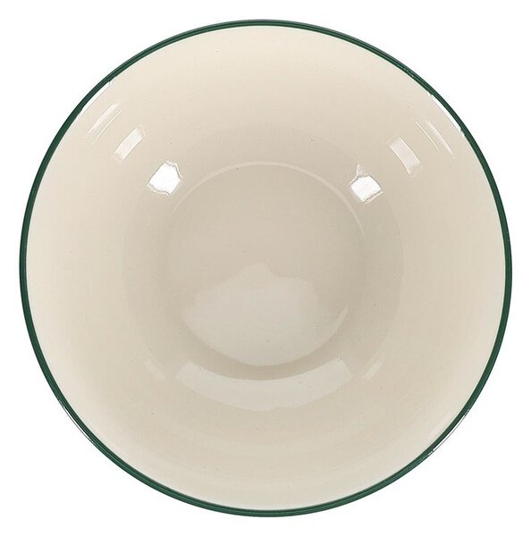 Zelená/slonovinová porcelánová miska Cyril – S|P Collection
