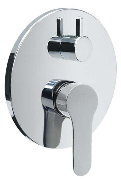 Mereo Mereo, Sprchová podomítková baterie s trojcestným přepínačem, Zuna, Mbox, kryt, chrom, CB60157ZA