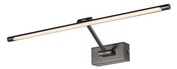 LED Nástěnné svítidlo AZzardo Davinci 70 black chrome AZ2659 12W 835lm 3000K IP20 70cm černý chrom