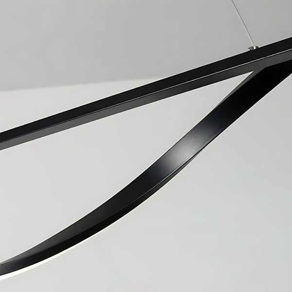 Toolight Závěsné LED osvětlení Modern D18 LHJ019-CP 120 cm černá