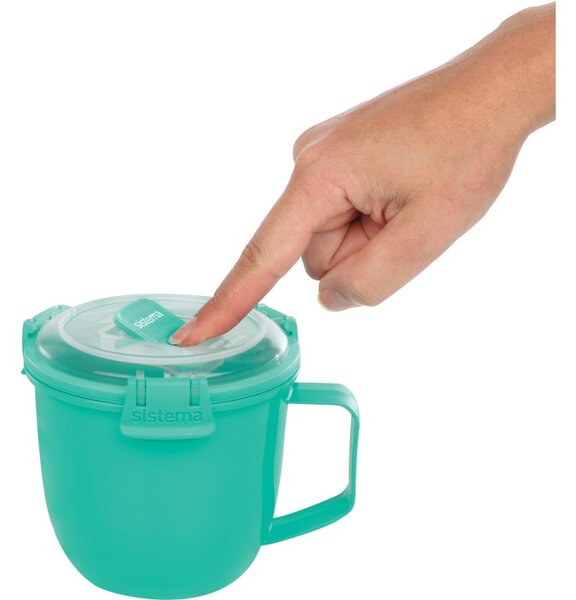 Sistema Hrnek na polévku Microwave Small Soup Mug 565 ml, mátová