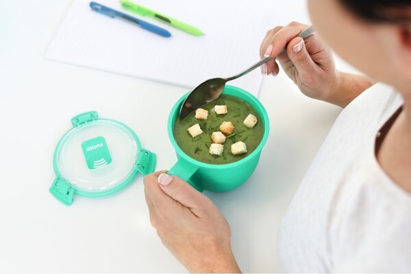Sistema Hrnek na polévku Microwave Small Soup Mug 565 ml, mátová