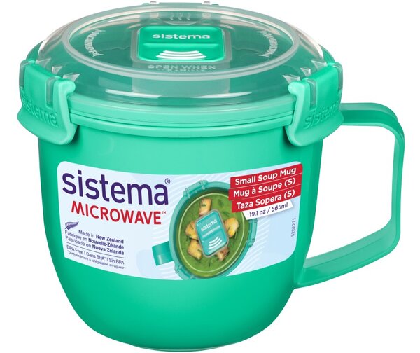 Sistema Hrnek na polévku Microwave Small Soup Mug 565 ml, mátová