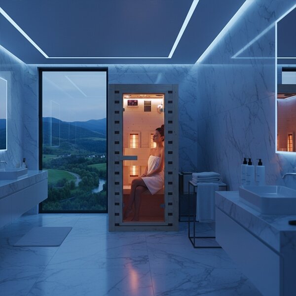 BPS-koupelny Infrasauna Relax HYD-6711 90x90, 1 osoba