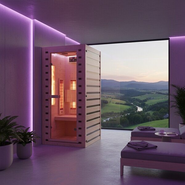 BPS-koupelny Infrasauna Relax HYD-6711 90x90, 1 osoba