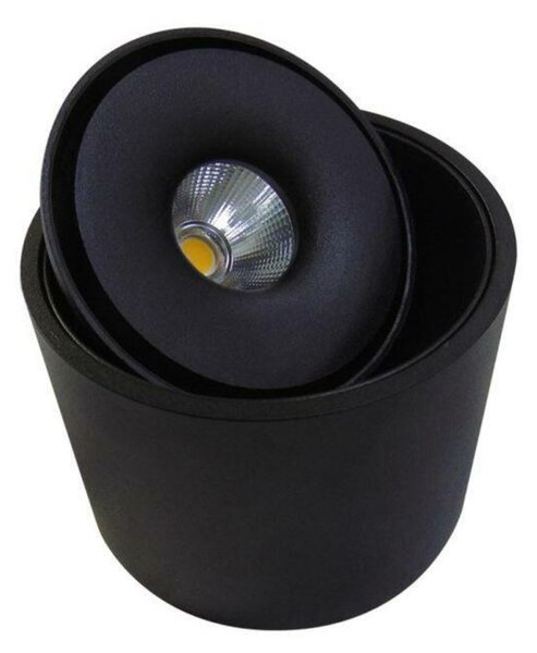 LED Stropní přisazené svítidlo AZzardo Boston Tube black AZ3468 10W 810lm 3000K IP20 8,2cm černé stmívatelné