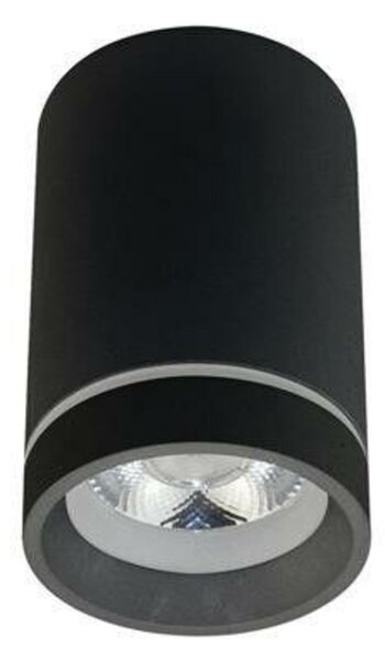 LED Stropní bodové přisazené svítidlo AZzardo Bill black AZ3376 10W 850lm 4000K IP20 6,5cm černé