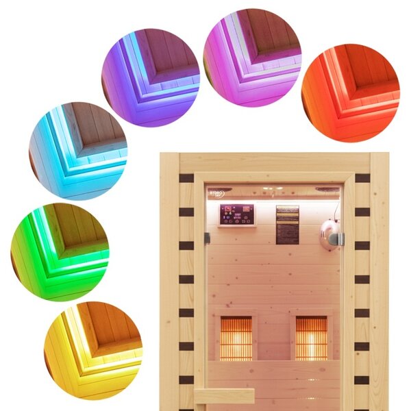BPS-koupelny Infrasauna Relax HYD-6711 90x90, 1 osoba
