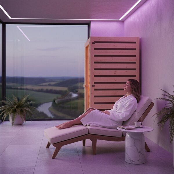 BPS-koupelny Infrasauna Relax HYD-6711 90x90, 1 osoba