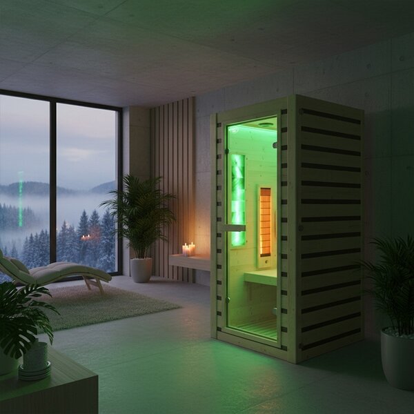 BPS-koupelny Infrasauna Relax HYD-6711 90x90, 1 osoba