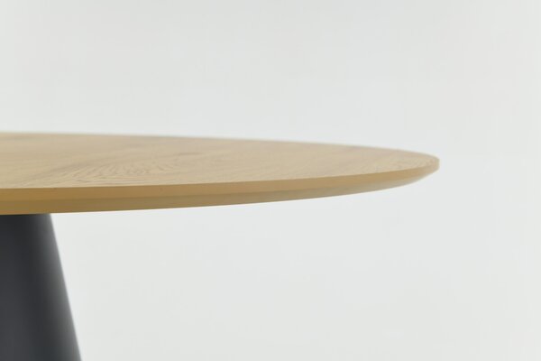 JÍDELNÍ STŮL, černá, barvy dubu, 120/120/75 cm P & B - Jídelní stoly, Online Only