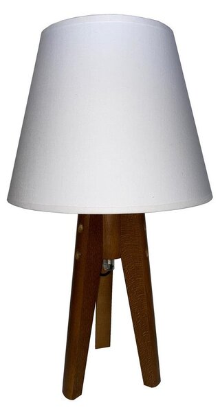 Stolní lampa CONE 1xE27/60W/230V dub bílá