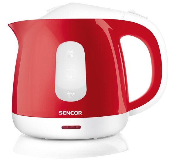 Sencor - Rychlovarná konvice 1 l 1100W/230V červená