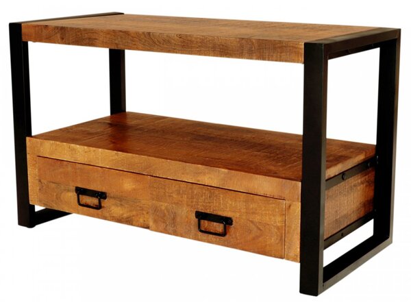 TV stolek Retro 100x60x45 z indického masivu mango
