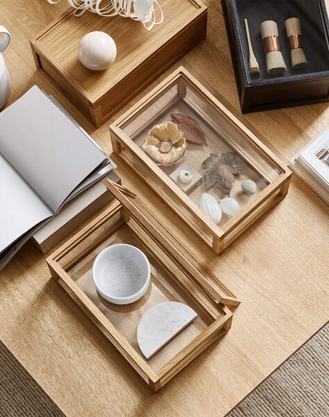 Bolia Dřevěný box Norie Storage, oiled oak
