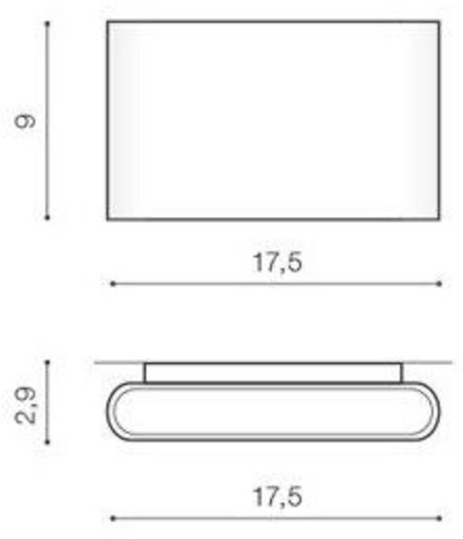 LED Venkovní nástěnné svítidlo AZzardo Cremona M dark grey AZ2182 10W 476lm 3000K IP54 17,5cm tmavě šedé