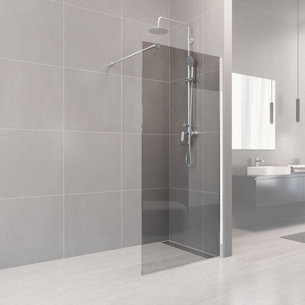 Mereo Mereo, Sprchová stěna WALK IN, Novea, chrom ALU, sklo Čiré, CK10601S