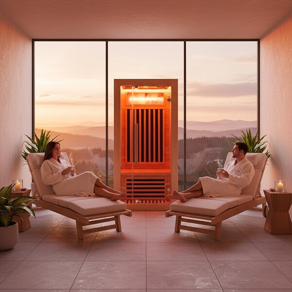 BPS-koupelny Infrasauna Relax HYD-6709 90x90, 1-2 osoby