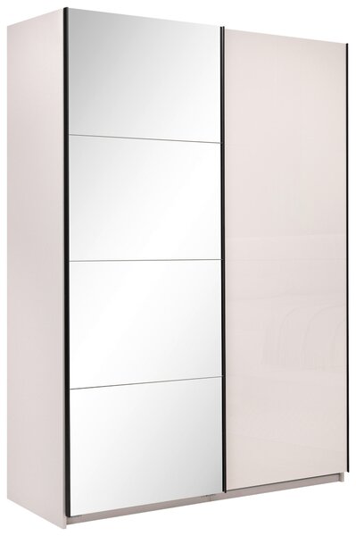 ŠATNÍ SKŘÍŇ S POSUVNÝMI DVEŘM, kašmírová, 150/210/62 cm MID.YOU - Šatní skříně, Online Only