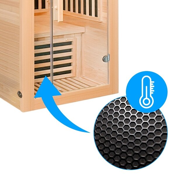 BPS-koupelny Infrasauna Relax HYD-6709 90x90, 1-2 osoby