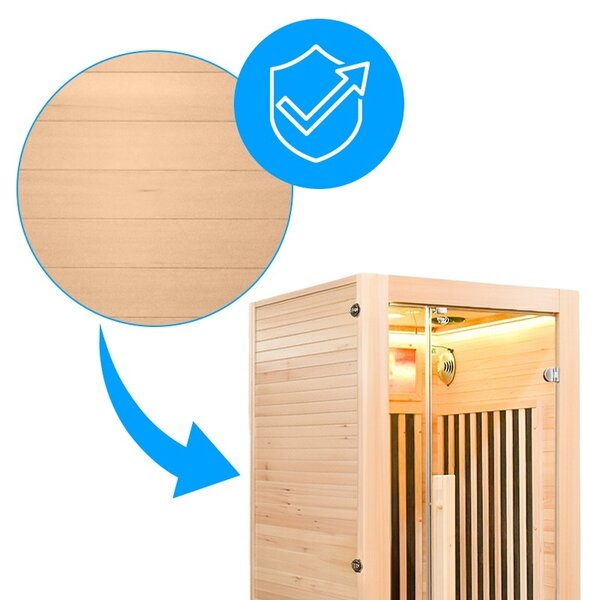 BPS-koupelny Infrasauna Relax HYD-6709 90x90, 1-2 osoby