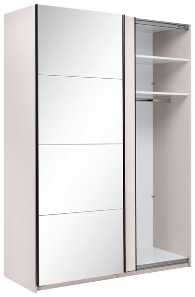 ŠATNÍ SKŘÍŇ S POSUVNÝMI DVEŘM, kašmírová, 150/210/62 cm MID.YOU - Šatní skříně, Online Only