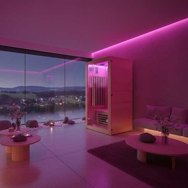 BPS-koupelny Infrasauna Relax HYD-6709 90x90, 1-2 osoby