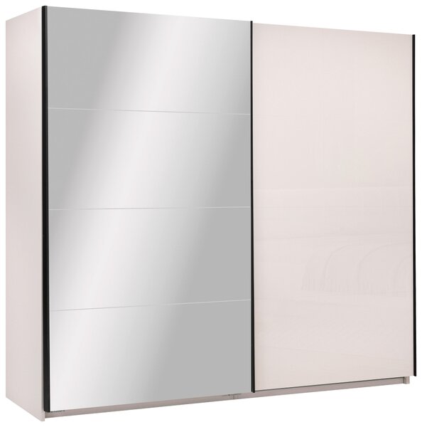 ŠATNÍ SKŘÍŇ S POSUVNÝMI DVEŘM, kašmírová, 250/210/62 cm MID.YOU - Šatní skříně, Online Only