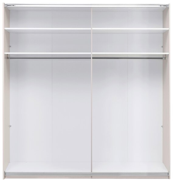 ŠATNÍ SKŘÍŇ S POSUVNÝMI DVEŘM, kašmírová, 200/210/62 cm MID.YOU - Šatní skříně, Online Only
