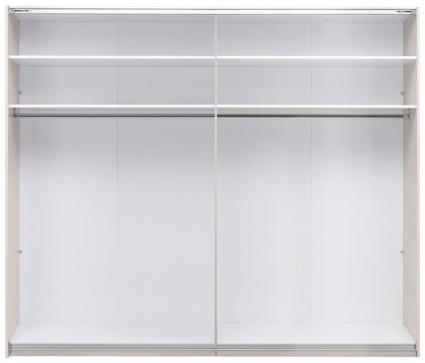ŠATNÍ SKŘÍŇ S POSUVNÝMI DVEŘM, kašmírová, 250/210/62 cm MID.YOU - Šatní skříně, Online Only