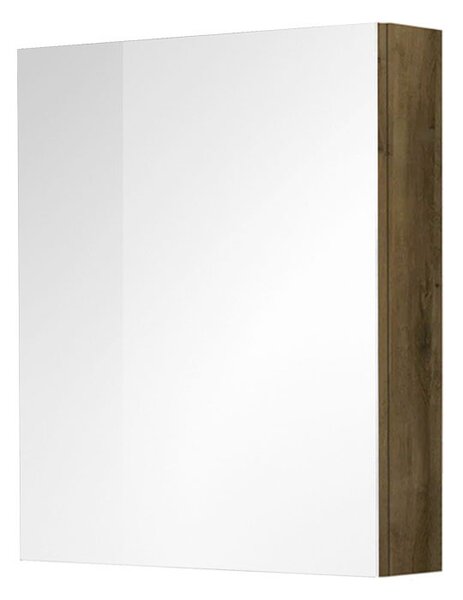 Mereo Mereo, Aira koupelnová galerka 60 cm, zrcadlová skříňka, dub Halifax, CN715GH