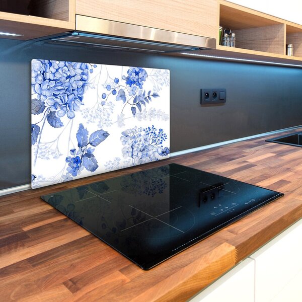 Deska na krájení tvrzená Květinový vzor pl-ko-80x52-f-91517841