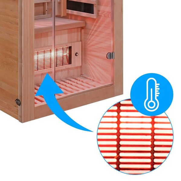 BPS-koupelny Infrasauna Relax HYD-2909 90x90, 1-2 osoby