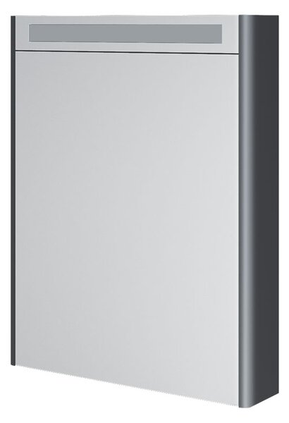 Mereo Mereo, Siena, koupelnová galerka 64 cm, zrcadlová skříňka, bílá, antracit, multicolor - RAL lesk/ mat, CN435GA