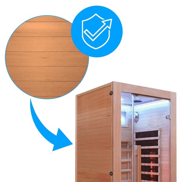 BPS-koupelny Infrasauna Relax HYD-2909 90x90, 1-2 osoby